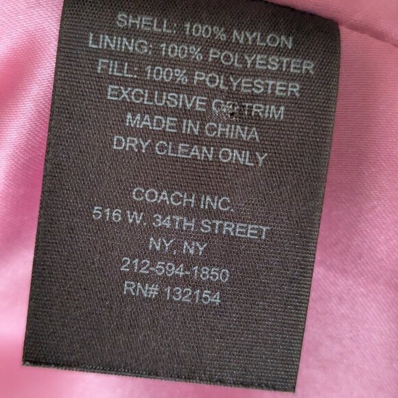 Coach lightweight quilted monogram jacket - Picture 13 of 14